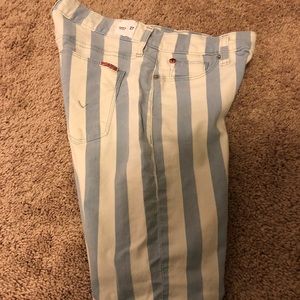 Stripped Hudson jeans